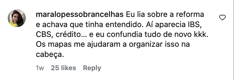 Depoimento de aluno